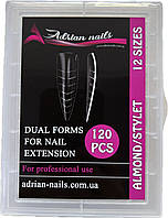 Верхні Форми Adrian Nails - ALMOND/STYLET (120шт)