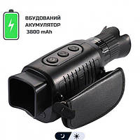 Прилад нічного бачення монокуляр night vision, пнб тактичний 1080 HD до 300м Екран 3800 mAh Відеокамера