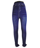 Лосины под джинс на меху Black Cyclone 103 44-52 синие