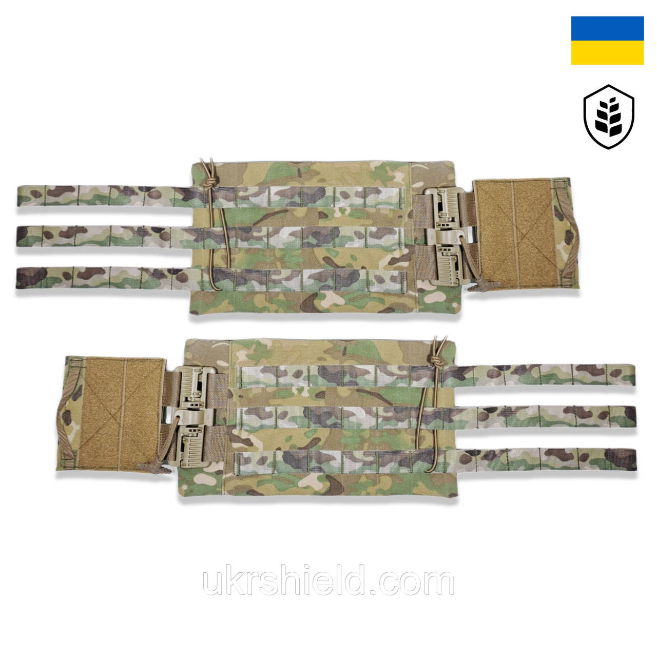 Бокові камербанди 15×30 | Multicam Original | Ukr shield