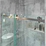 Розсувні душові двері. Розсувні скляні двері в душ. Розсувні душові перегородки, фото 6