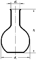 Колба плоскодонна 6000мл П-2-6000мл-65мм ТС