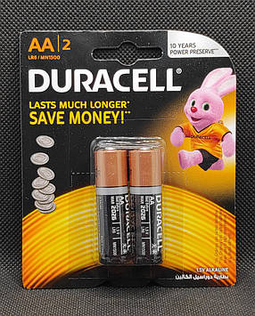 Батарейка пальчикова AA Duracell ( 2шт. )