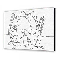 Картина по номерам для детей Art Craft Динозавр 25х30 см 15521-AC