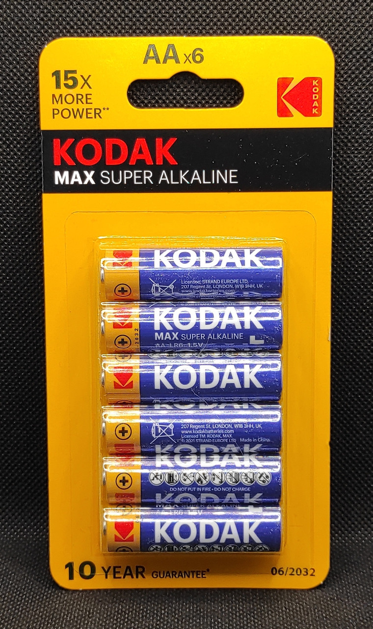 Батарейка пальчикова AA Kodak MAX ( 6шт. ), фото 1