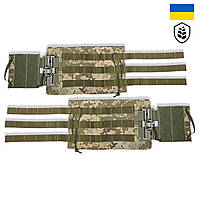 Бокові камербанди 15×20 | Піксель ММ14 | Ukr shield
