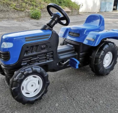 Дитячий трактор dolu, Машина синій трактор дитяча Dolu, тректор-велосипед дитячий на педалях для дітей