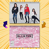 Скетчбук А5 48 л. 150 гр.м² K-POP Black Pink 002