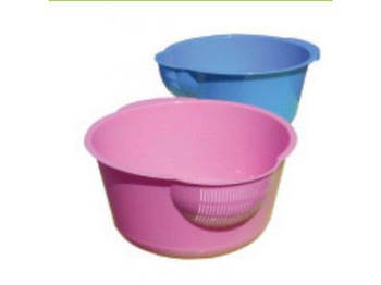 Миска кухонна з сіткою для зливу 1,5л (мікс кольорів) BOC303714 G-Rich