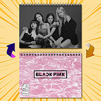 Скетчбук А5 48 л. 150 гр.м² K-POP Black Pink 019