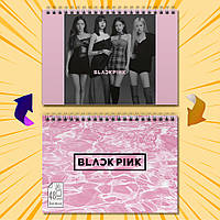 Скетчбук А5 48 л. 150 гр.м² K-POP Black Pink 020