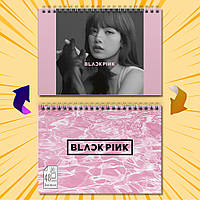 Скетчбук А5 48 л. 150 гр.м² K-POP Black Pink 023