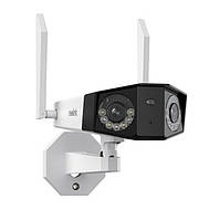 IP камера видеонаблюдения Reolink Duo 2 WiFi 8Мп с двумя объективами и прожекторами, сиреной White