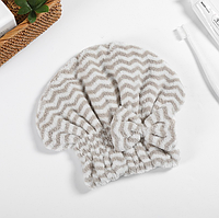 Полотенце-шапочка для сушки волос из плотной микрофибры