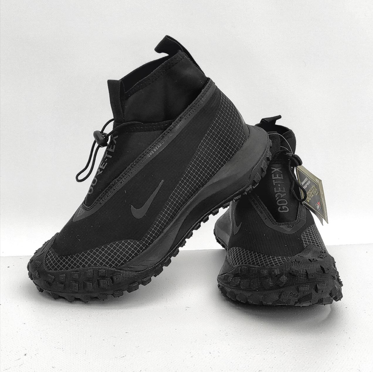 Кросівки чоловічі Nike ACG Mountain Fly 2 low Gore-Tex black чорні високі на гортексі весна осінь літо