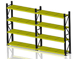 Стелажі металеві збірні STR модель "Стандарт (S)"