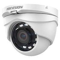 HD-TVI відеокамера купольна Hikvision DS-2CE56D0T-IRMF (C) (2.8) White