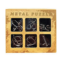 Набір головоломок металевих "Metal Puzzle" 2116, 6 штук у наборі