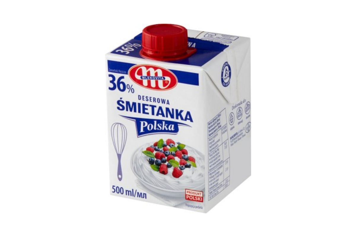 Сливки польские, кулинарные сливки, кондитерские сливки для торта 36% ...