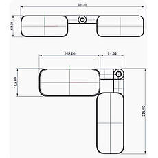 Поворотна кутова полиця для ванної кімнати PET 50208-0149, Зелений (WAN), фото 5