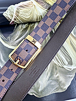 Брендовый кожаный ремень Louis Vuitton Луи Вуттон, модные брендовые ремни