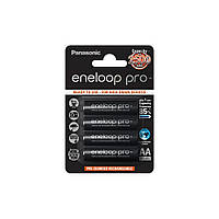 Аккумулятор Panasonic Eneloop Pro AA 2500 mAh 4шт (BK-3HCDE/4BE) Panasonic 12321