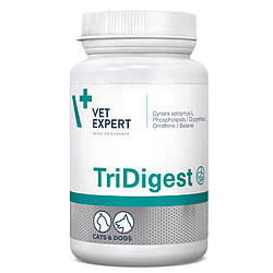 VetExpert (ВетЕксперт) TriDigest - Харчова добавка для підтримки здоров'я травлення кішок та собак 40 табл