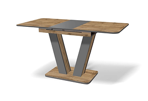 Стіл обідній розкладний Крафт Fusion Furniture, колір Дуб апалачі/Антрацит, фото 2