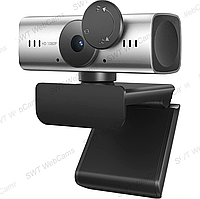 Веб камера SWT C215 FullHD 1080P (1920 х1080) с встроенным стерео микрофоном Серебристый