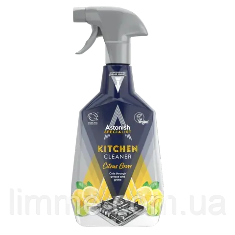 Універсальний засіб для чищення кухні Astonish kitchen cleaner lemon grove 750 мл