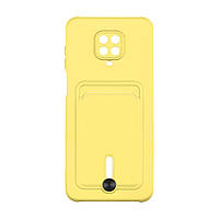 Чохол TPU Colorfull Pocket Card для Xiaomi Redmi Note 9s / Note 9 Pro / Note 9 Pro Max Колір 04.Yellow 2020000357025