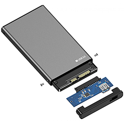 Зовнішня кишеня 2,5" S14 USB3.0 Sandblasting Aluminum alloy Колір Чорний 2020000378006