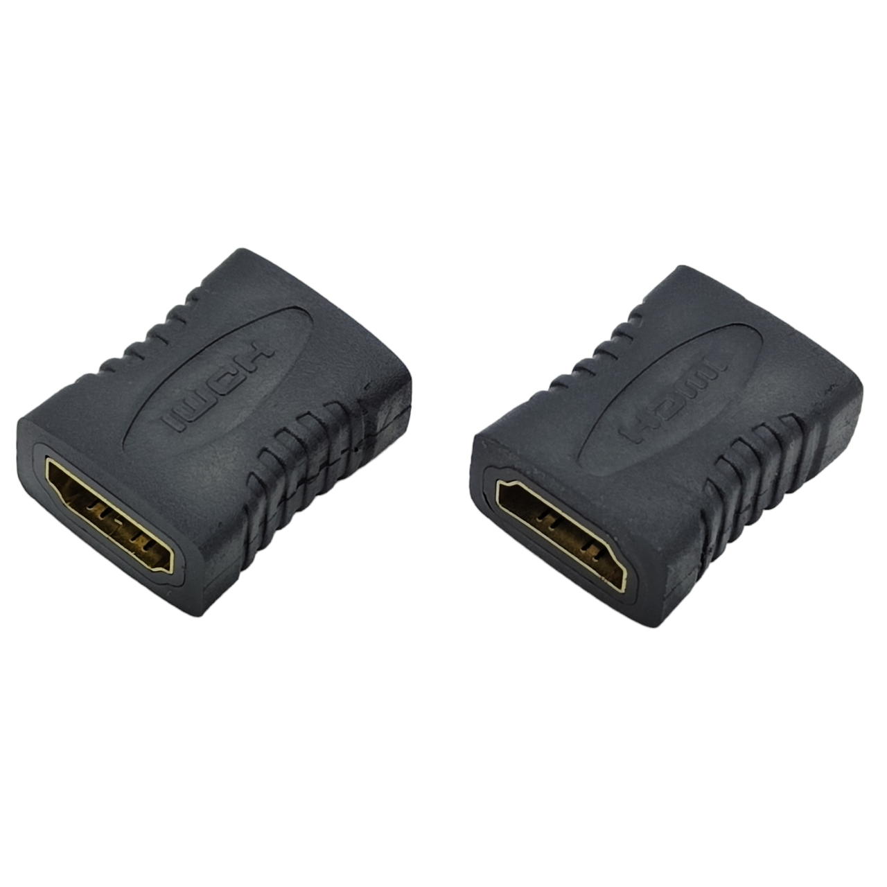 Переходник гнездо HDMI - гнездо HDMI, gold, пластик (Тип 2): продажа ...