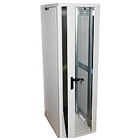 Шкаф напольный ZT-net 33U-600x600 стекло серый