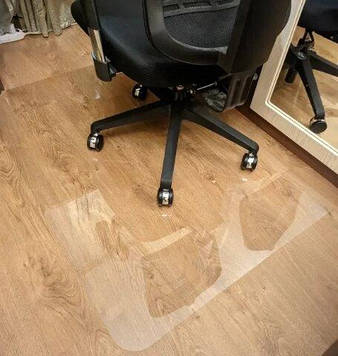 Захисний килимок під крісло 1250х650мм (1мм) прозорий, підкладка під стілець Код/Артикул