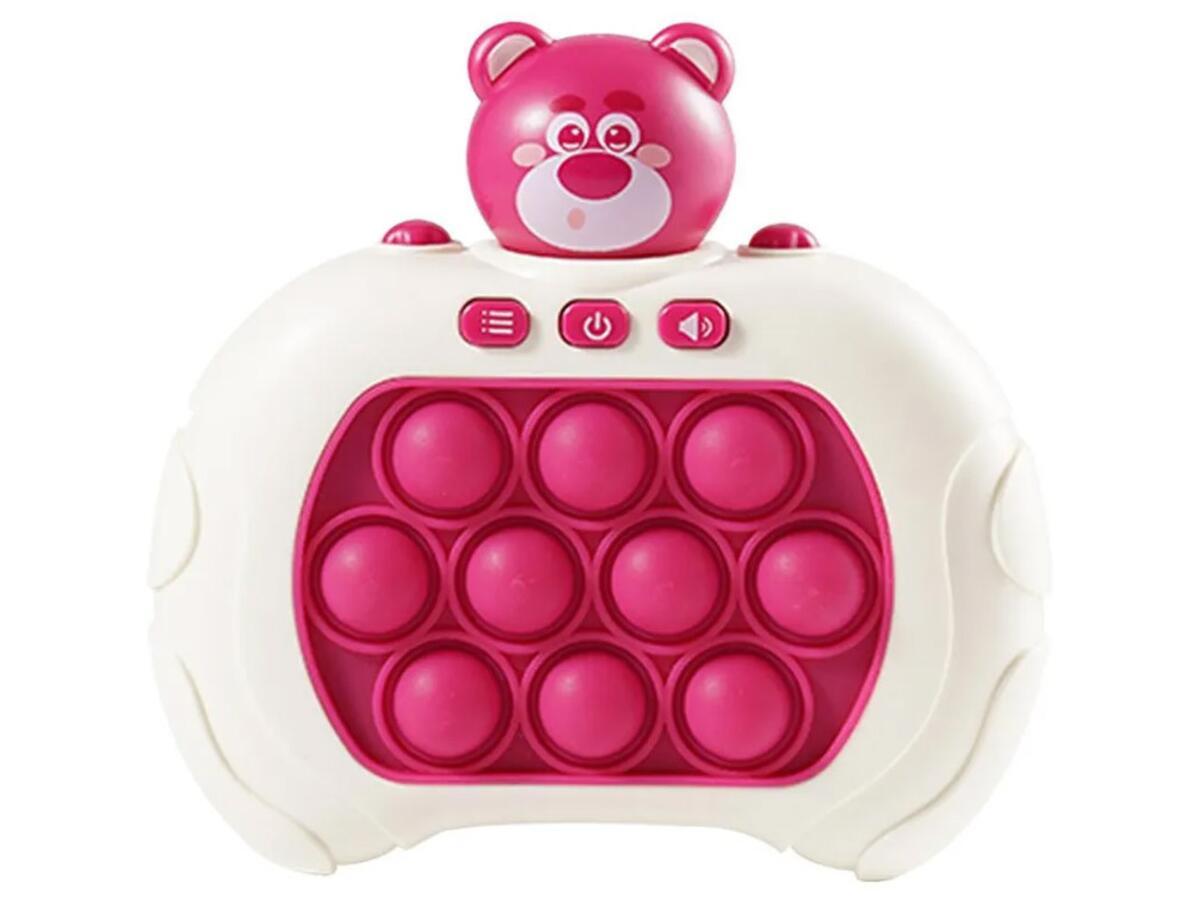 Портативна гра (антистрес) Epic Pop-it Speed Push Game Strawberry bear