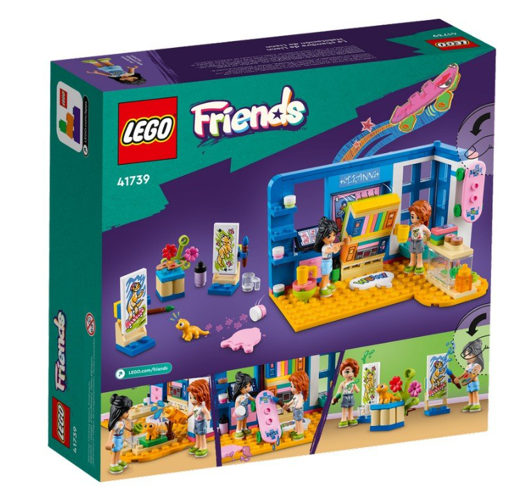 Конструктор LEGO Friends Комната Лиан 204 детали (41739) - фото 5 - id-p2081620822