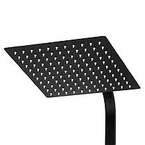 Душова колона зі змішувачем Mixxus KUB-007-J чорний, фото 3