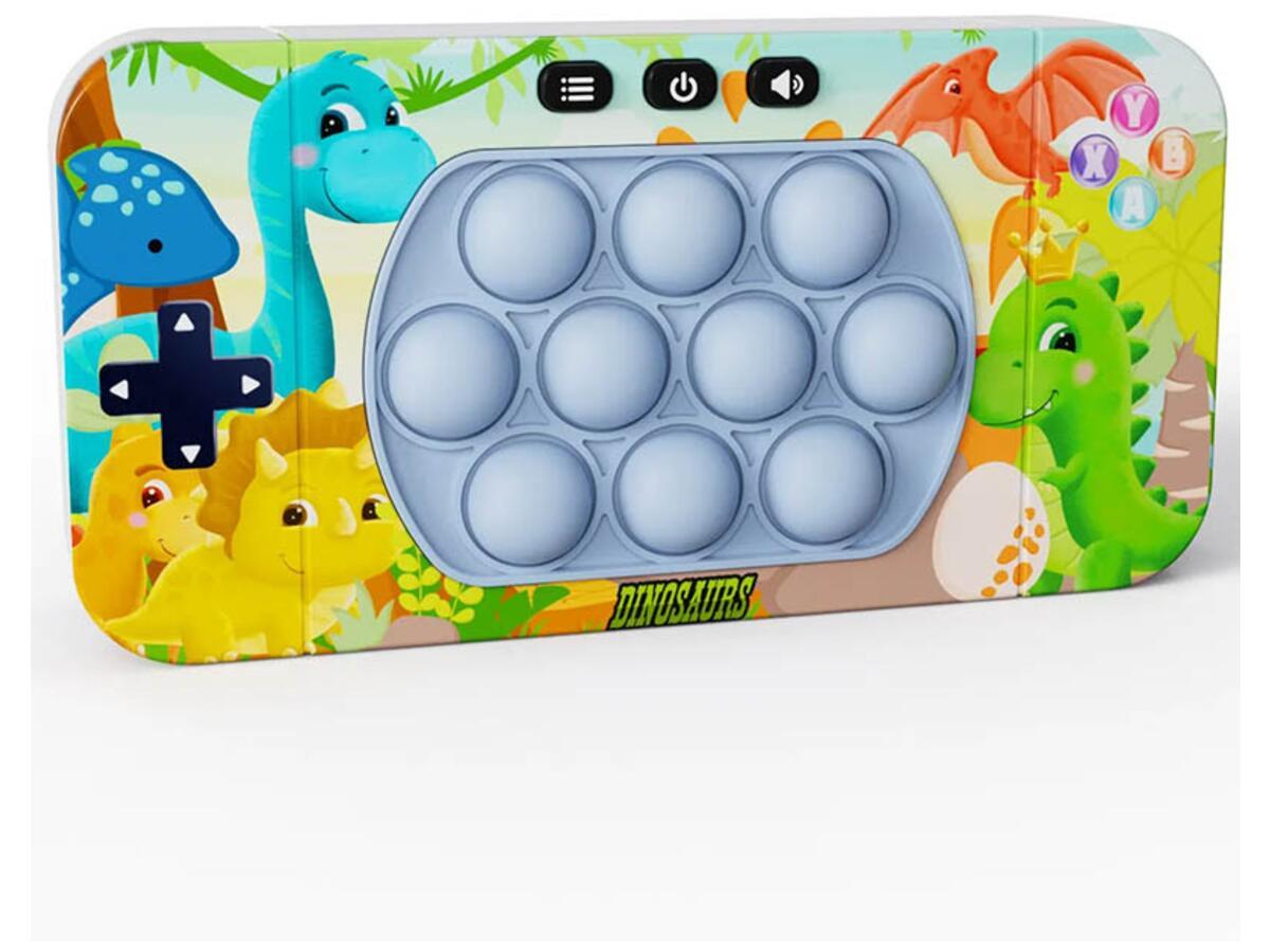 Портативна гра (антистрес) Epic Pop-it Speed Push Game Dinosaurs
