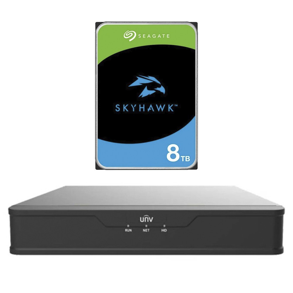 Комплект IP видеорегистратора Uniview NVR302-32S + Жесткий диск Seagate SkyHawk HDD 8TB (ST8000VX010) - фото 1 - id-p2086572388
