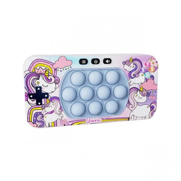 Портативна гра (антистрес) Epic Pop-it Speed Push Game Unicorns