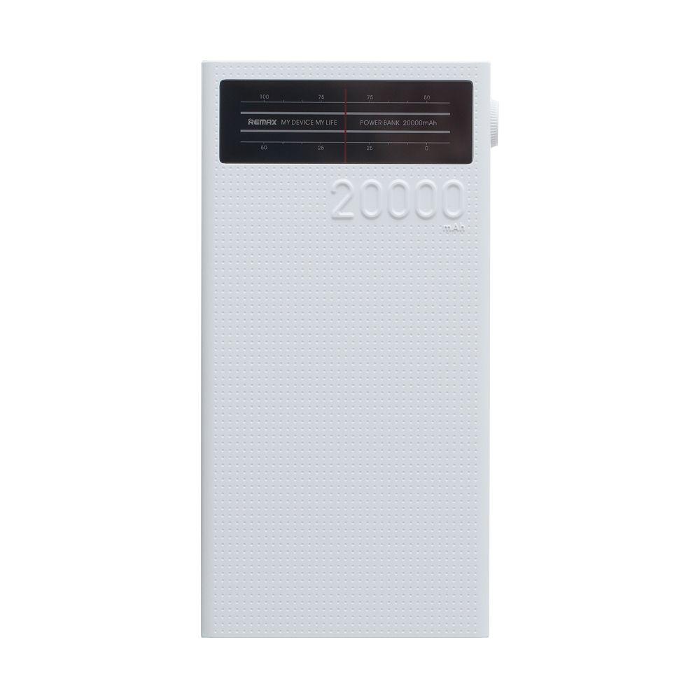 Універсальна Мобільна Батарея RPP-102 Lesu Series 20000 mAh Колір Білий 6954851289739