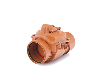 Зворотний клапан прямий 110 каналізаційний Karmat