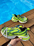 Жіночі кросівки Balenciaga 3XL In Fluo Yellow Premium, жовті кросівки баленсіага 3ХЛ, фото 3