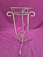 Кована підставка для квітів на 1 вазон, підставка для рослин металева, підставка з металу