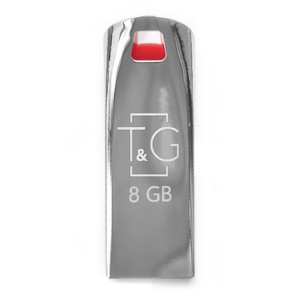 USB флеш-накопичувач T&G 8gb Chrome 115 Колір Сталевий 4719303950139
