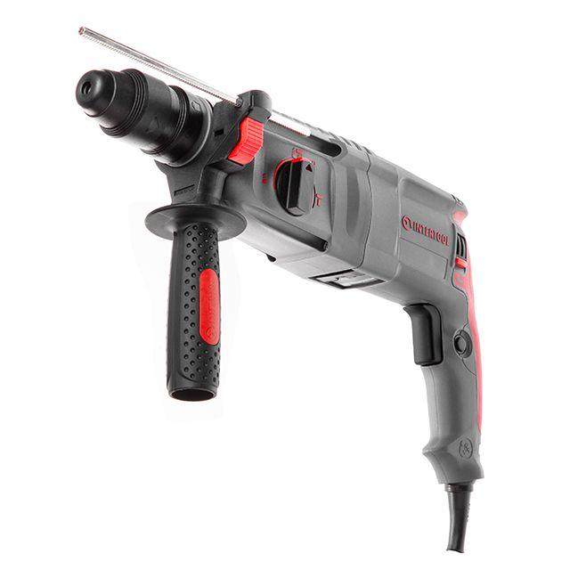 Перфоратор INTERTOOL DT-0184 850Вт, 3.2Дж, 0-900об/хв., 0-4400уд/хв., 3 режими, SDS plus, швидкозатискний патрон