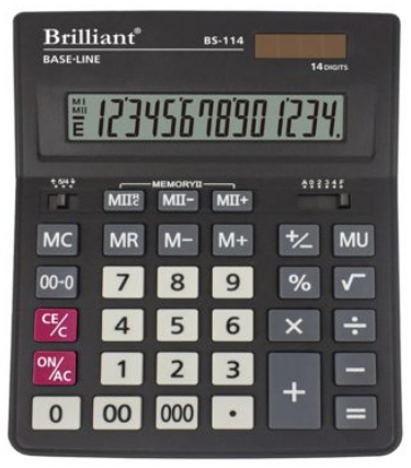 Калькулятор "Brilliant" №BS-114(10)(40)
