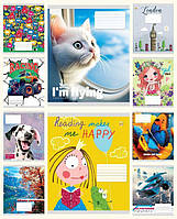 Зошит 12арк. кліт. /ТВ/ "Мікс 6" №ТЕ41100(25)(600)