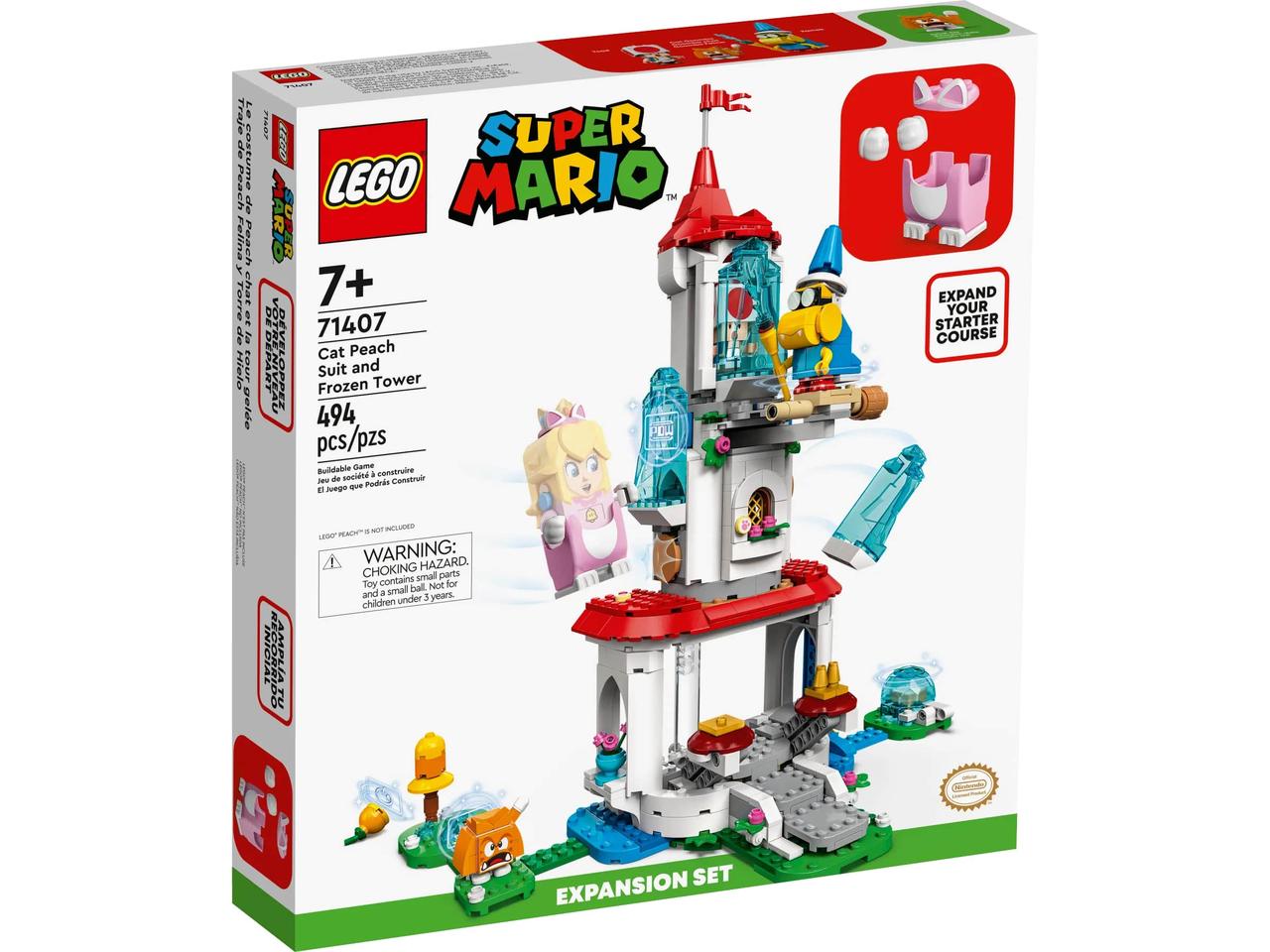 LEGO Конструктор Super Mario™ Додатковий набір «Костюм Піч-кішки та Крижана вежа»